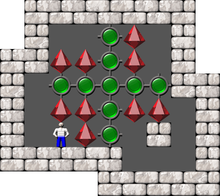 Sokoban Thinking Rabbit Arranged level 407